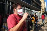 Sindsep, entidades e trabalhadores protestam em frente à Câmara Municipal contra PL 452/20