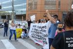Manifestantes dizem não à terceirização do HM Campo Limpo na porta do Hospital Albert Einstein - 25072020 - Foto: Cecília Figueiredo