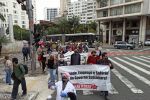 Manifestantes seguiram em passeata e carreata para a Câmara Municipal de São Paulo, para protestar contra a votação do PL 452 - Foto: Cecília Figueiredo