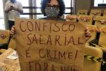 Juneia Batista protesta contra Sampaprev na CCJ da Câmara Municipal de SP - Arquivo Pessoal