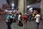 Mobilização de Sindsep e Movimento de Saúde na estação de metrô Capão Redondo, zona Sul - final da tarde de 17 de agosto